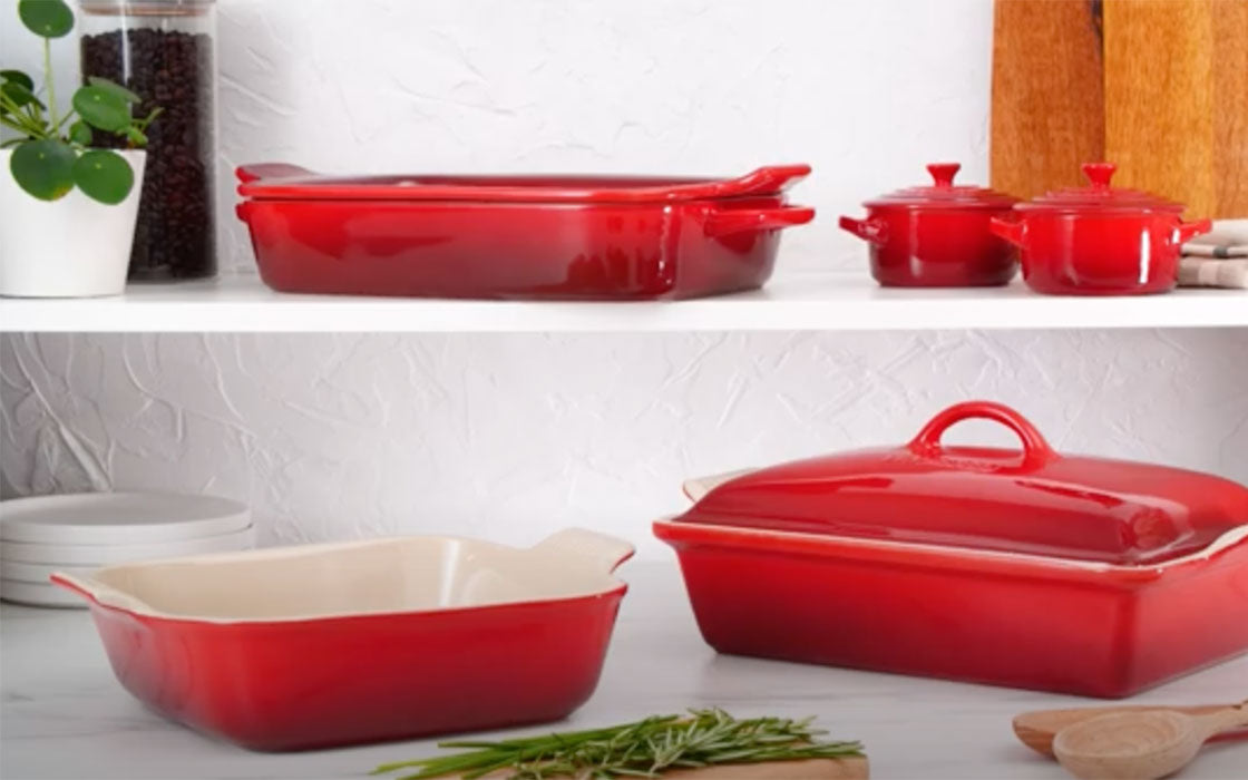 Produce Perfect Results with Le Creuset Stoneware Baking Dishes