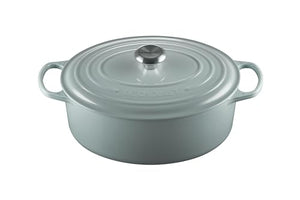 Le Creuset Enameled Cast Iron Signature Oval Dutch Oven, 6.75 qt., Sea Salt