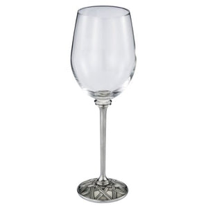 WICKER RED WINE GLASS