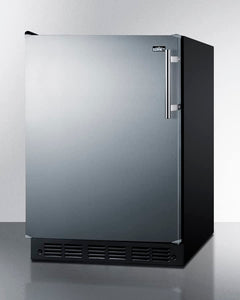Summit 24” Undercounter Refrigerator, Stainless Steel - CT66BK2SSLHD