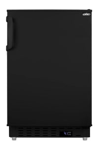 Summit 20" Undercounter Refrigerator, Black - ALR47B
