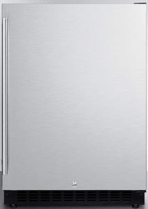 AL54CSS 24" ADA Compliant Commercial Compact Refrigerator with 4.8 cu. ft. Capacity Factory Installed Lock Frost Free Operation Open Door and High Temperature Alarm in