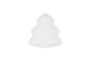 Le Creuset Stoneware Holiday Tree Spoon Rest, White