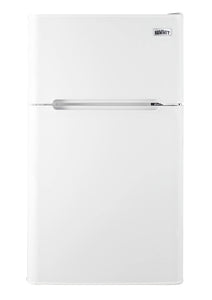 Summit 19" 2-Door Refrigerator Freezer, White - CP34W