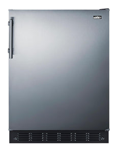 Summit 24-Inch ADA Undercounter refrigerator, Stainless Steel - FF6BK2SSADA