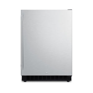Summit 24” ADA Built-In Undercounter Refrigerator, Stainless Steel - AL54