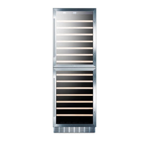 Summit SWC1875B Wine Chiller Beverage Refrigerator, Glass/Black