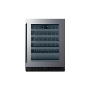 Summit 24” Built-In Wine Cellar, ADA Complaint, Stainless Steel - ASDW2412