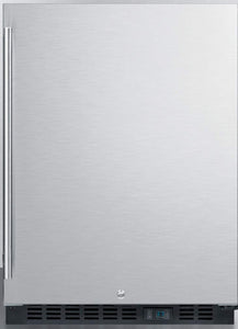 Summit Appliance SCR610BLSDCSS Built-in Undercounter Commercial All-Refrigerator with Stainless Steel Interior, Digital Thermostat, LED Lighting, Lock and Complete Stainless Steel Exterior