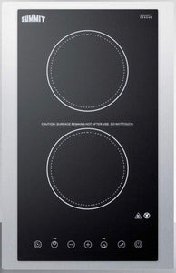 Summit2-Burner Electric Cooktop, Black - CR2B15T1BTK15