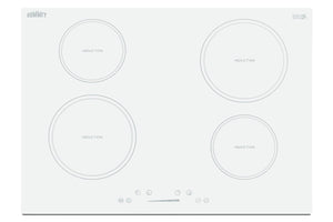 Summit 30" 4 burner Induction Cooktop, White - SINC4B302W