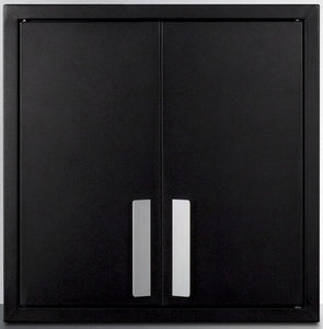 Summit Appliance 18' Wide Wall Cabinet, Black - CAB18TALLBLK