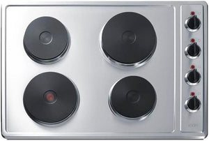 Summit 30" Cooktop, 4 burner, Stainless Steel - CSD4B300