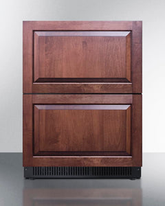 Summit 24” Two Drawer Refrigerator, Panel Ready*- SDHDR2446PNR