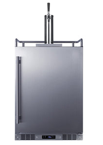Summit 24" Outdoor Beer Kegerator, Stainless Steel - SBC683OS
