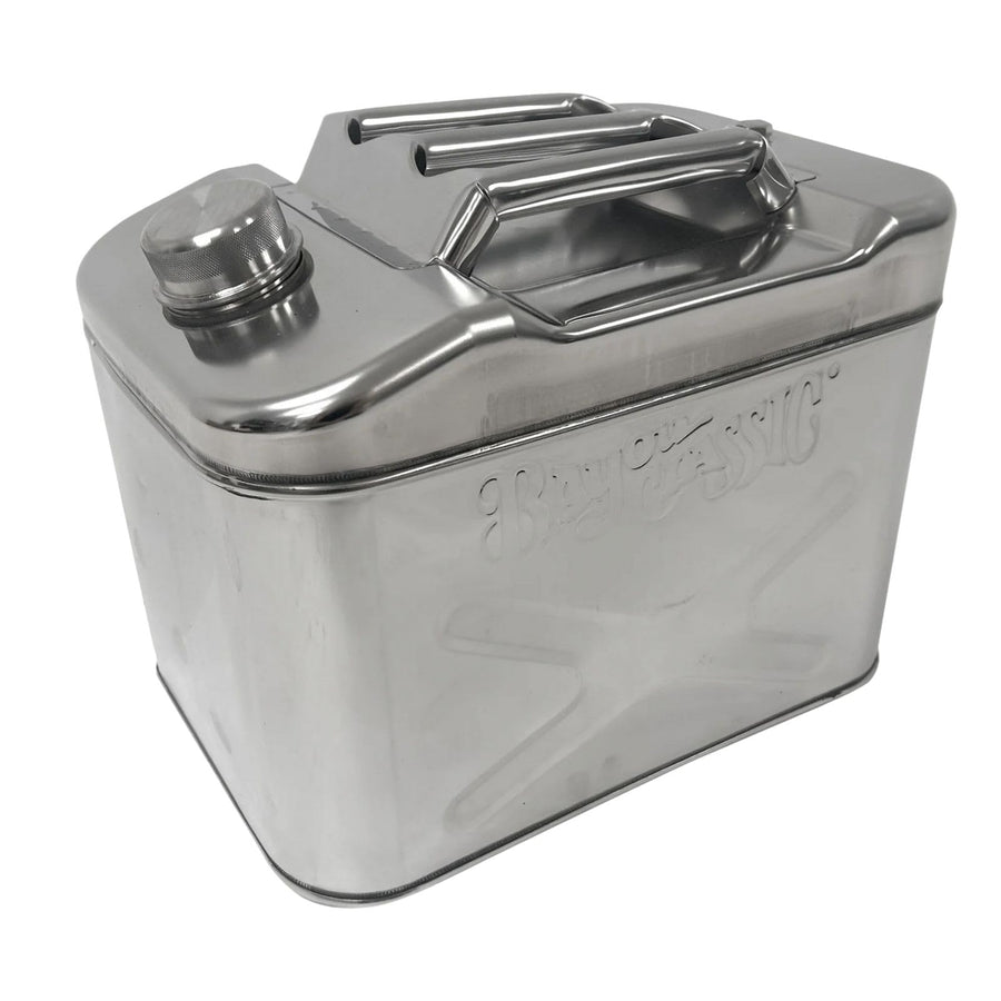 Bayou Classic Cooking Oil Storage Container - Seals, Vented Pour Spout - 20 Quart - Stainless Steel
