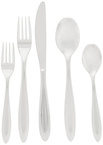 Ginkgo International Fontur 20-Piece Stainless Steel Flatware Place Setting Service for 4