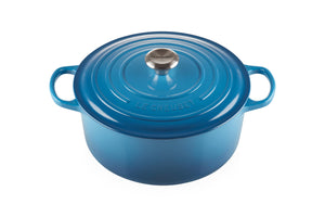 Le Creuset Enameled Cast Iron Signature Round Dutch Oven, 7.25 qt., Marseille