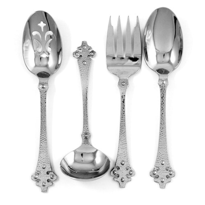 Ginkgo International Celtic 4-Piece Stainless Steel Hostess Serving Set