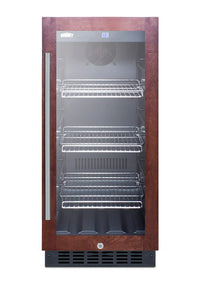 Summit SCR1536BGPNR Summit SCR1536BGPNR 15 Inch Wide Commercial Beverage Center with Professional Handle