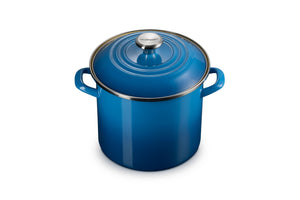 Le Creuset Enamel on Steel Traditional Stockpot, 8 qt., Marseille with Stainless Steel Knob