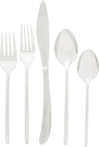Ginkgo International Flight 20-Piece Stainless Steel Flatware Place Setting, Service for 4
