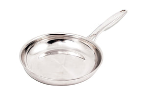 Swiss Diamond Premium Clad 5-Ply Stainless Steel 8 Inch Frying Pan with Satin Exterior Finish, Induction Compatible Skillet - Oven and Dishwasher Safe