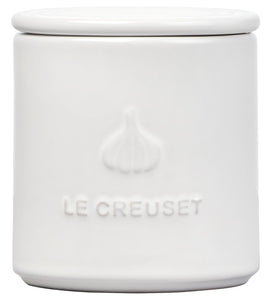 Le Creuset Stoneware Garlic Keeper, 14 oz., White