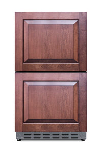 Summit 18” Two Drawer Refrigerator, Stainless Steel - ADRD18PNR