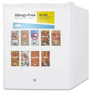 Summit Appliance 17 in. 1.7 CU. FT. Commercial MINI Refrigerator Without Freezer in White