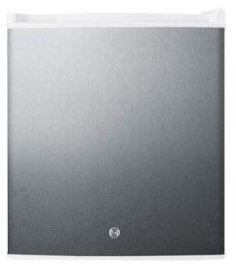 Summit Appliance FFAR25L7SS 17" Wide Compact All-Refrigerator, Commercial Design, LED Lighting, 1.7 cu.ft Capacity, LED Lighting, Factory-installed Lock, Automatic Defrost, Digital Thermostat