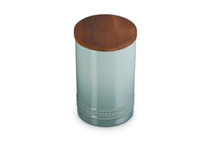 Canister with Wood Lid - Sea Salt 26 oz.