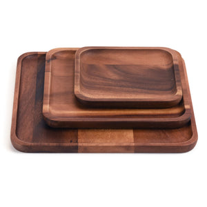 Kalmar Home Set of 3 Square Plates - 1 each size