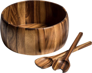 Kalmar Home Extra LargeSalad Bowl with Servers -12" bowl - 12 x 12