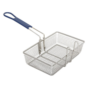 Bayou Classic 700-182 2.5-gal Stainless Bayou Fryer Basket Features Cool Touch Handle Perfect For Frying Fish Shrimp Chicken Onion Rings Hushpuppies and Fries