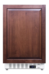 Summit Appliance ALFZ36IF 21" Wide Built-In All-Freezer; White Cabinet; Panel-ready Door (Panels Not Included); 2.68 cu.ft Capacity; Manual Defrost; Open Door Alarm; Adjustable Thermostat