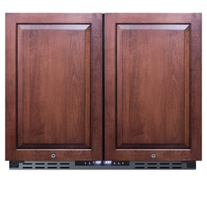 Summit 36" Refrigerator Freezer, Side-By-Side, Undercounter, 5.8 cu.ft Capacity, ADA Compliant, Panel Ready* - FFRF36IFADA (*Panels Not Included)