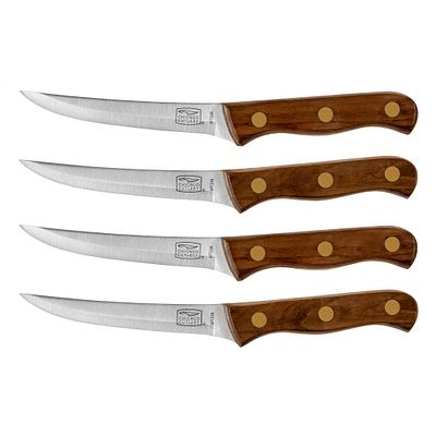 Chicago Cutlery B144 Walnut Tradition 4-Piece Steak Knife Set