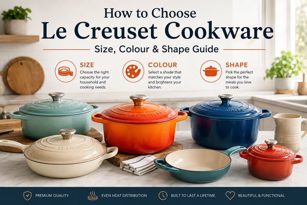 How to Choose Le Creuset Cookware: Size, Color &amp; Shape Guide