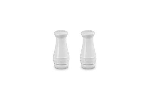 Le Creuset, Salt and Pepper Shaker Set of 2 - White