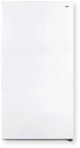 Upright 18 cu.ft. convertible freezer/refrigerator in white