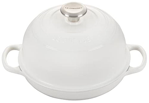 Le Creuset Enameled Cast Iron Signature Round Bread Oven, 9.5 inch, White