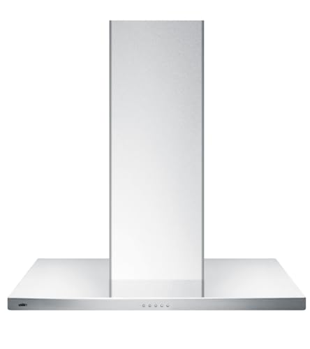 Summit Appliance SEH4636SSADA 36 Inch  Wide Wall-Mounted Range Hood  ADA-Compliant  Charcoal Filter  400 CFM Blower  LED Lighting (36 Inch)