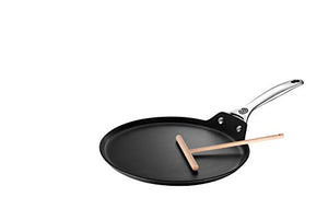 Toughened Nonstick PRO 11" Crepe Pan with Rateau 11"