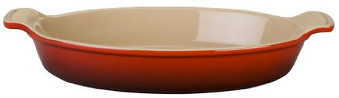 Stoneware Heritage Oval Baking Dish 1.7 qt. - Cerise