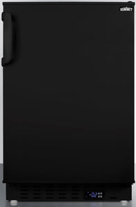 SUMMIT APPLIANCE 2.68 CU. FT. Manual DEFROST Upright Freezer in Black, ADA Compliant ALFZ3