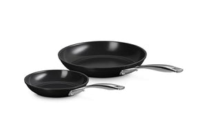 Set of 2 Essential Non Stick Ceramic 8 In 10 In Fry Pan