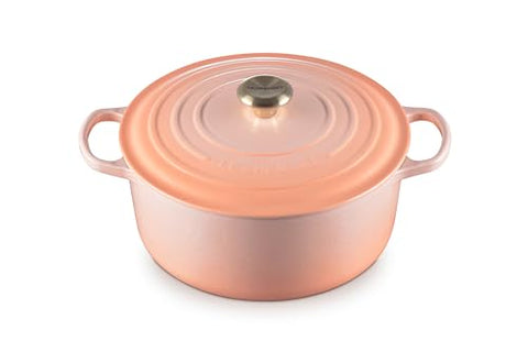 Enameled Cast Iron Signature Round Dutch Oven Lidded 7.25 qt. - Pche