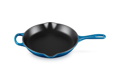 Le Creuset Enameled Cast Iron Signature Round Skillet, 10.25", Marseille
