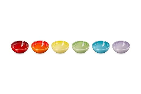 Stoneware Pinch Bowl Gift Set Set of 6 - Multicolor